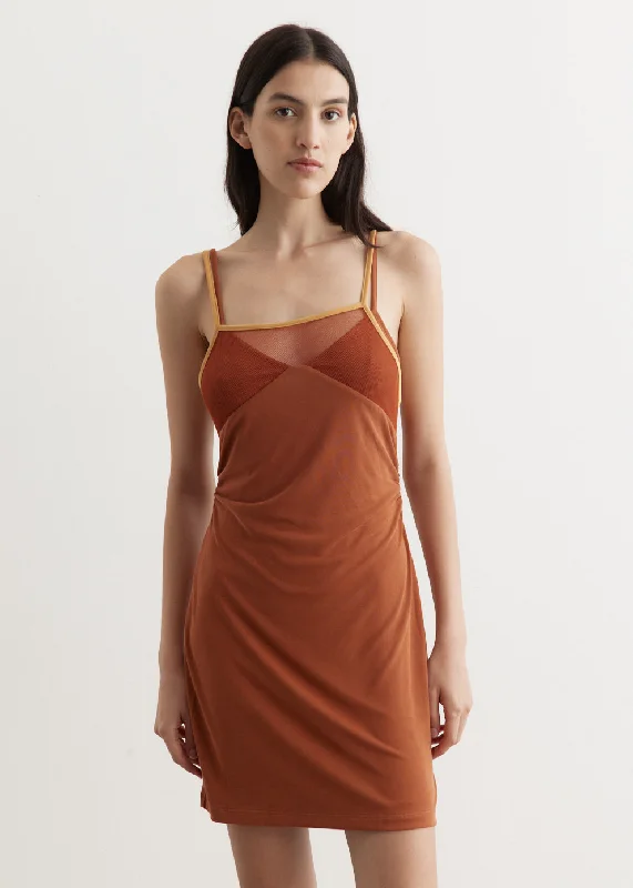 Sexy Beach Mini Dresses-Crestfallen Layered Mini Dress