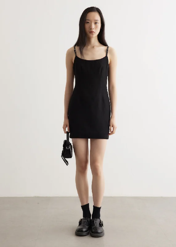 Black Mini Dresses-Dalvera Mini Dress