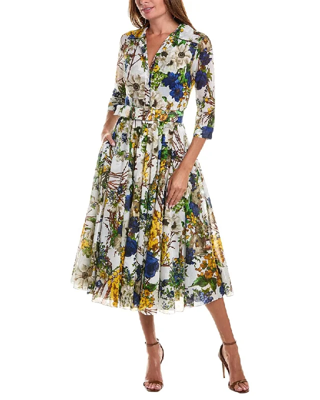 Cheap Work Midi Dresses-Samantha Sung Aster Midi Dress