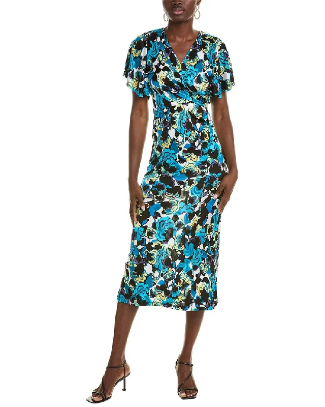 Blue Winter Midi Dresses-Diane von Furstenberg Zetna Midi Dress