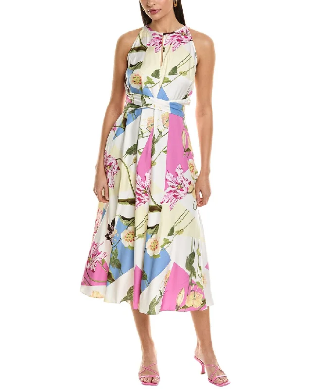 Cocktail Midi Dresses-Ted Baker Halter Neck Midi Dress