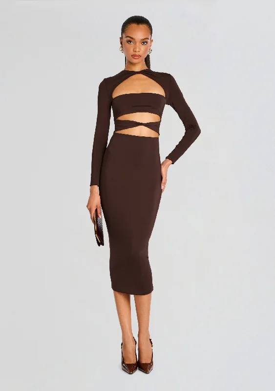 Mesh Summer Midi Dresses-Karma Midi Dress