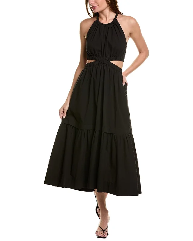 Satin Midi Dresses-A.L.C. Whitney Midi Dress