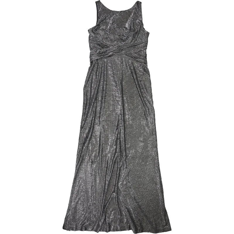 Lace V Neck Evening Dress-Ralph Lauren Womens Dilamana Gown Dress