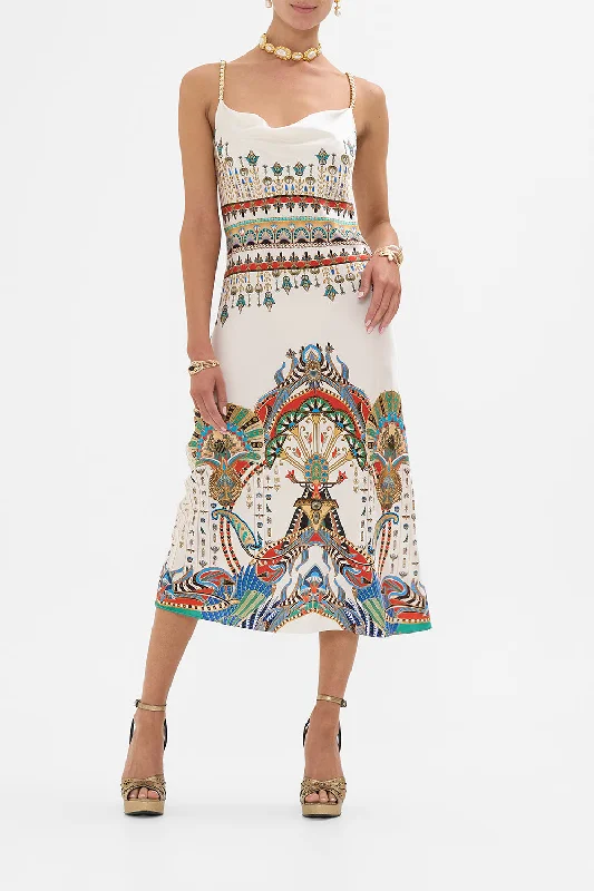 Sleeveless Club Maxi Dresses-LONG BIAS SLIP VALLEY OF THE QUEENS