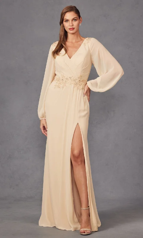 Embroidered Maxi Dresses-Juliet Long Formal Dress jtm16a