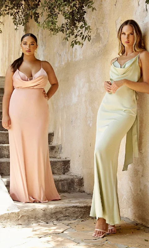 Pink Casual Maxi Dresses-Ladivine Long Formal Dress 7487