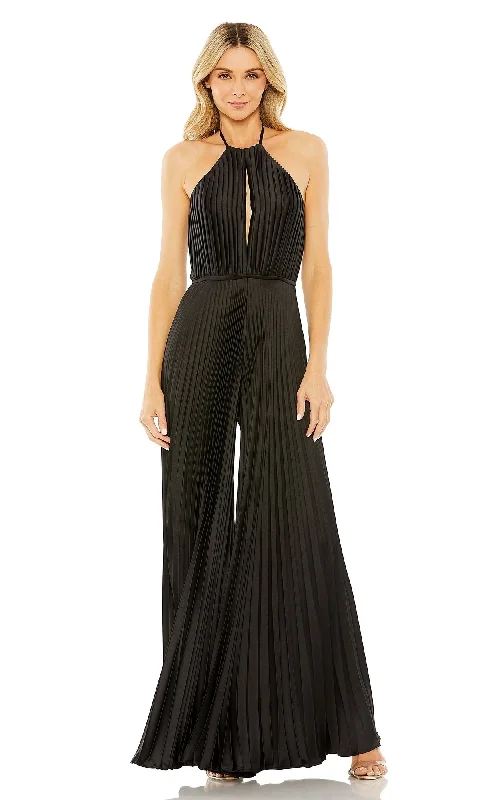 Women Maxi Dresses-Mac Duggal Long Formal Jumpsuit 27457