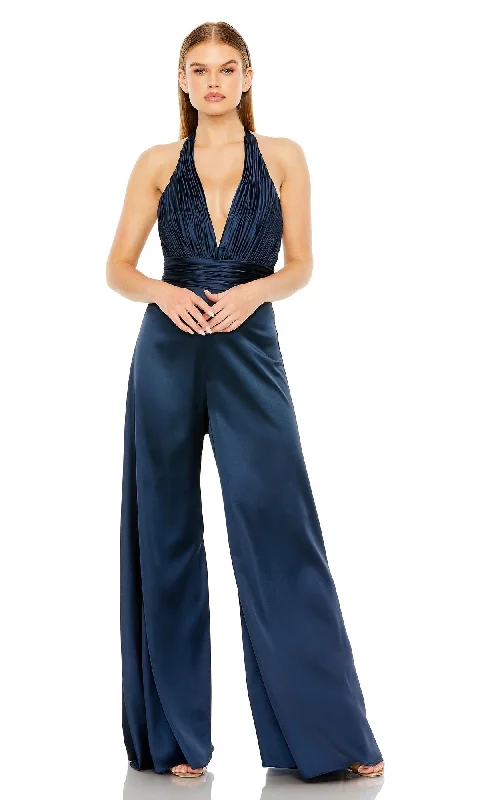 Trendy Purple Maxi Dresses-Mac Duggal Long Formal Jumpsuit 49810