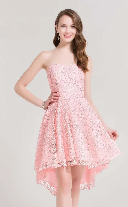 Short Party Cocktail Dress-Alyce Paris Lacy Semi Sweetheart Cocktail Dress 3696