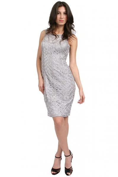 Wedding Cocktail Dress-Sue Wong Short Illusion Strap Dress Cocktail Dress